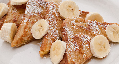 Banana French Toast Breakfast