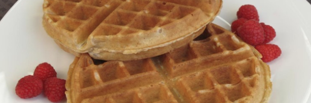 Barley Waffles Breakfast