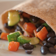 Black Bean Breakfast Burrito