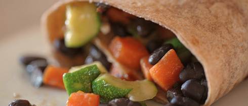Black Bean Breakfast Burrito