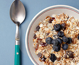 Blueberry Muesli Breakfast