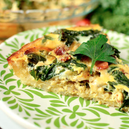 Garlic Hash Browns with Kale