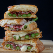 Asparagus and Veggie Ham Panini