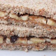Banana and Raisin Sandwich