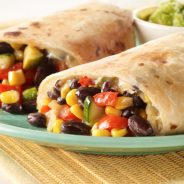 Bean Burrito with Salsa